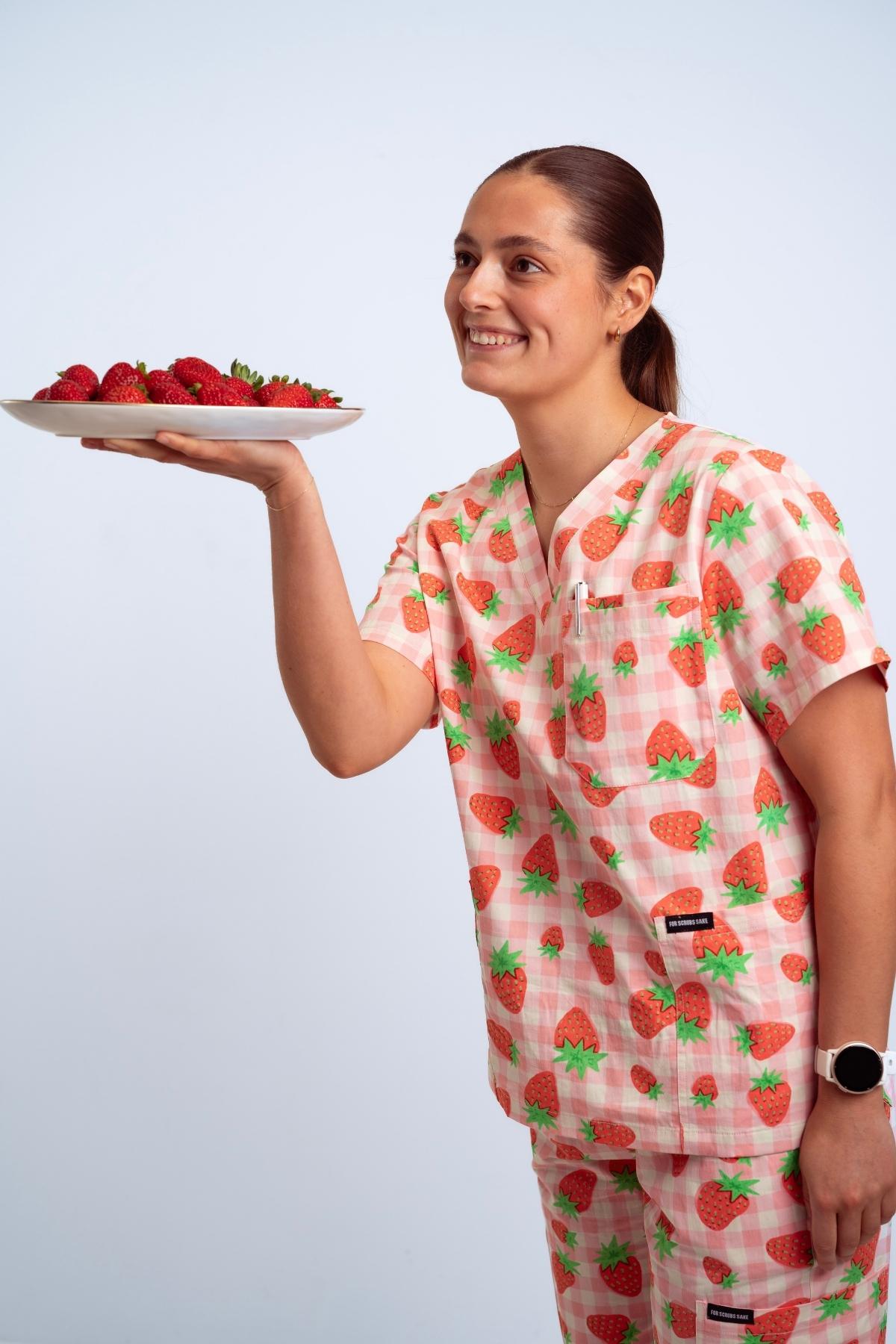 Strawberry Fields Scrub Set