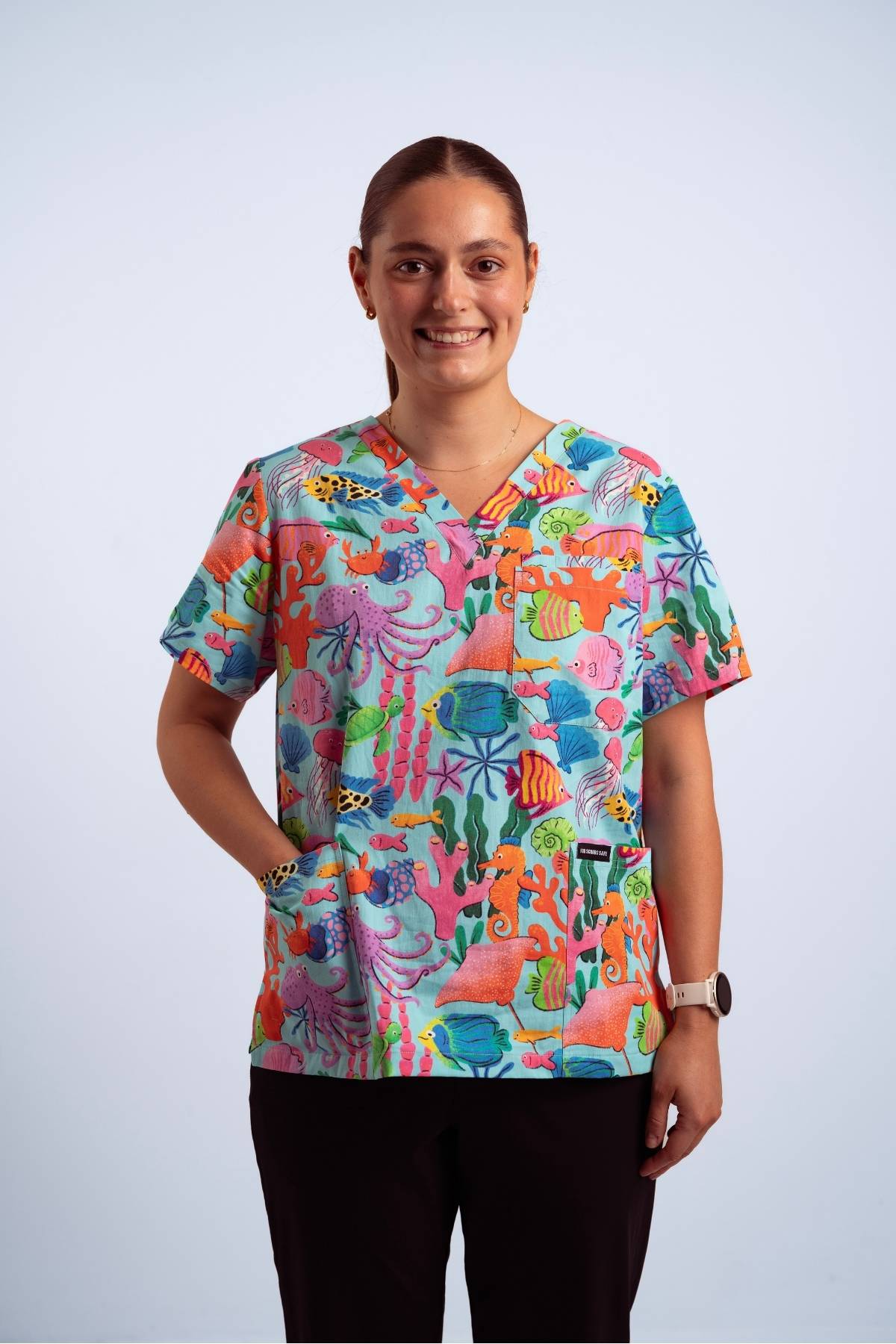 Oceans of Cute Scrub Top