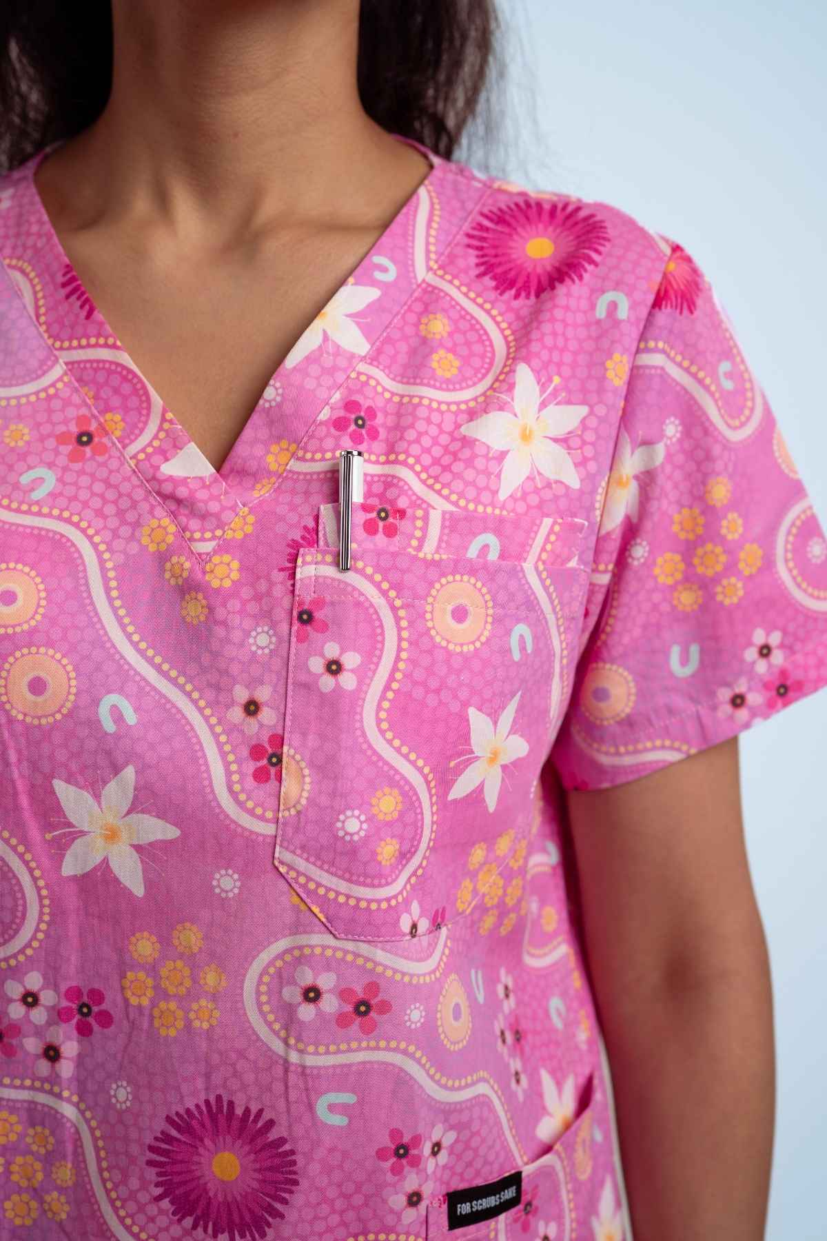 For Scrubs Sake x Mirii Art Scrub Set