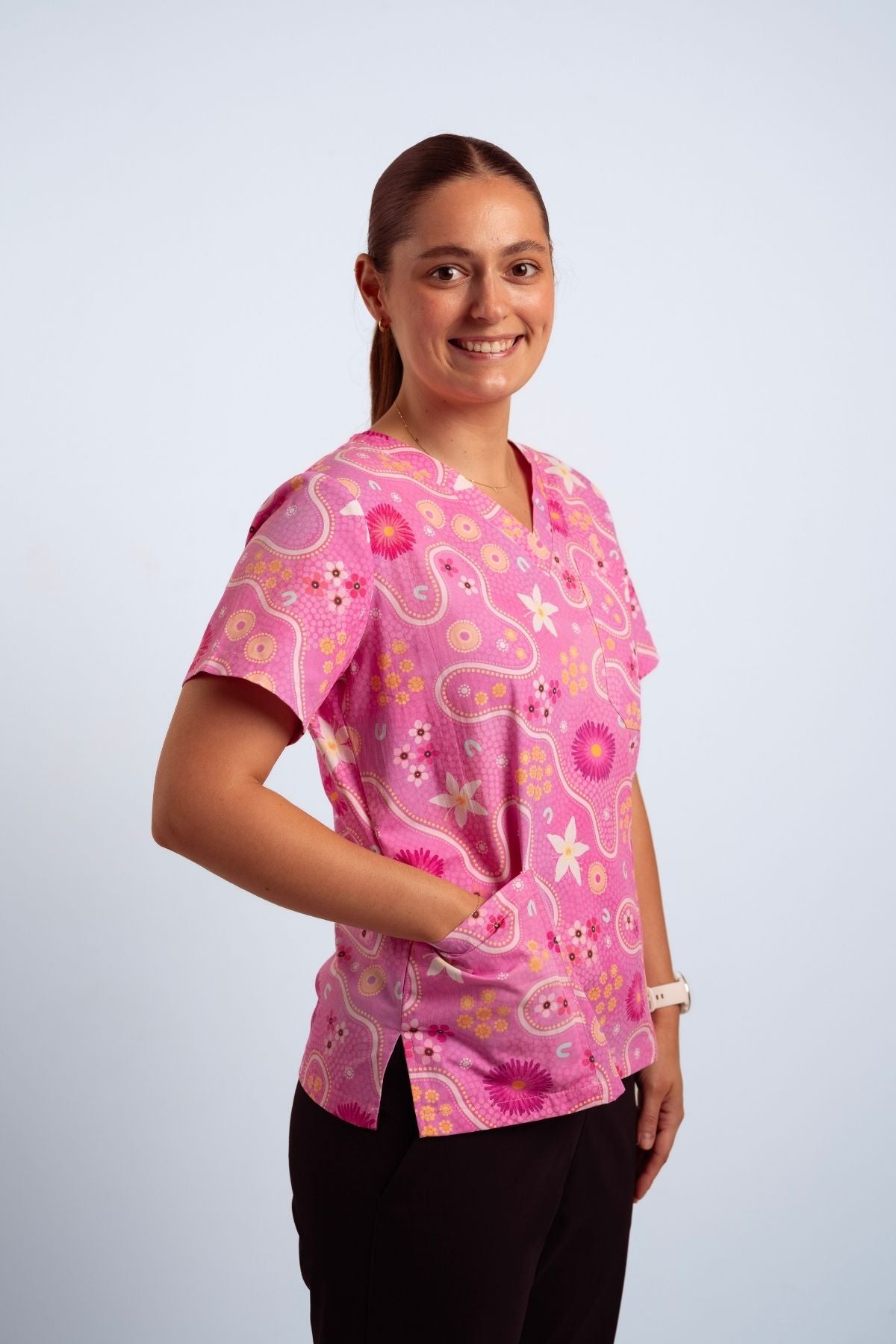 For Scrubs Sake x Mirii Art Scrub Top