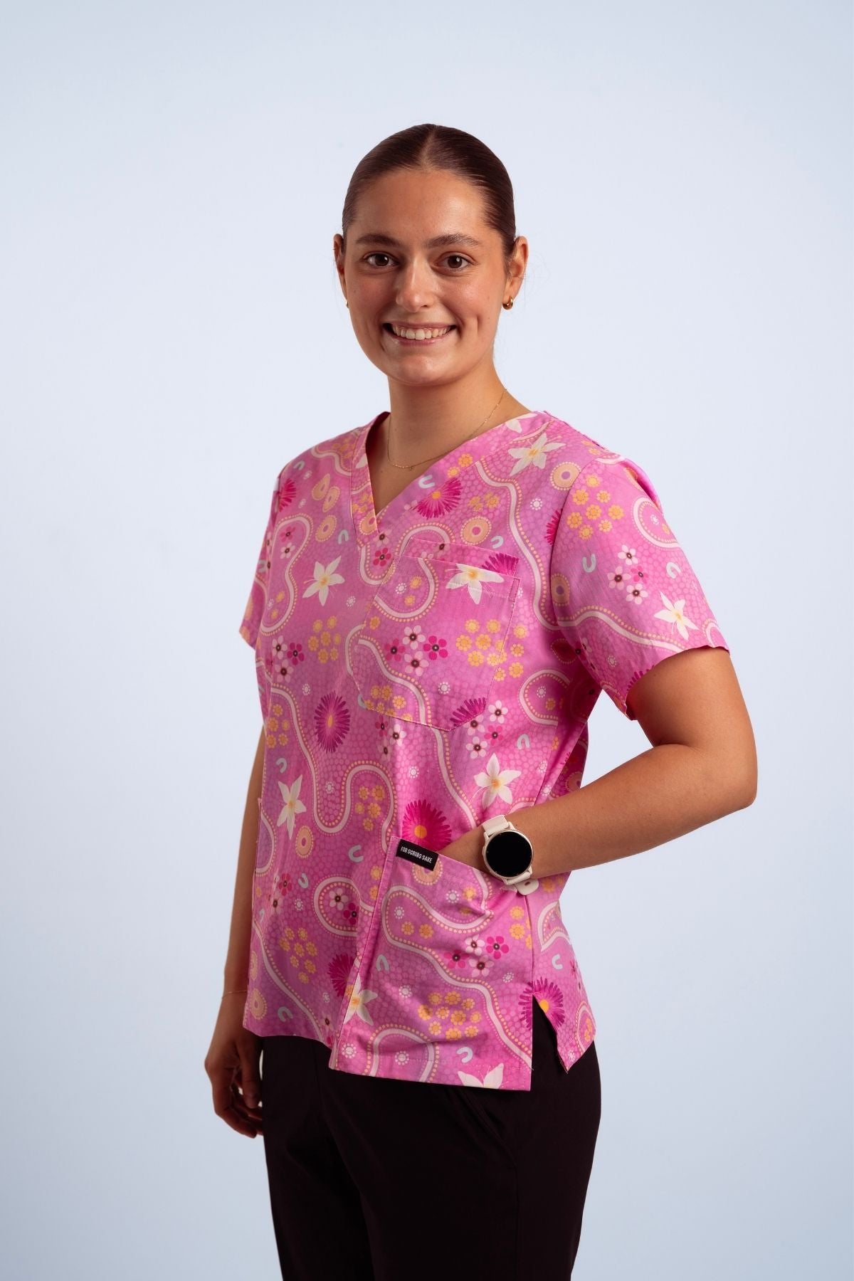 For Scrubs Sake x Mirii Art Scrub Top