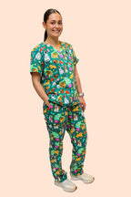 Christmas Puppies Scrub Set