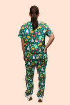 Christmas Puppies Scrub Set